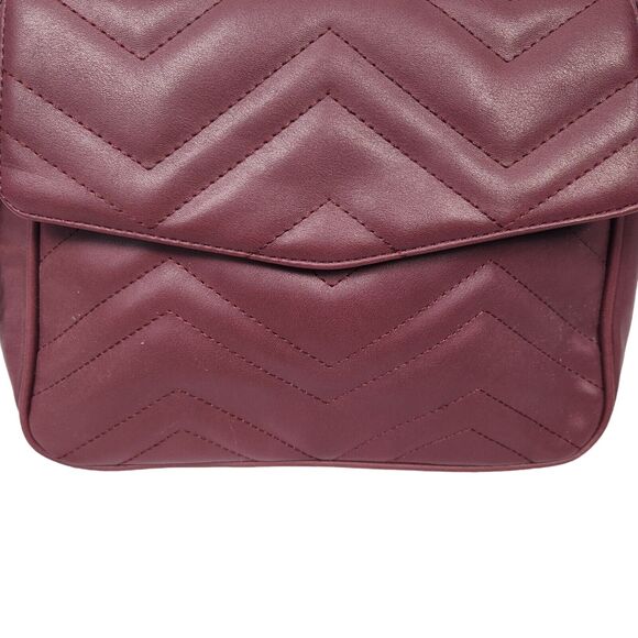 Summer & Rose Crossbody Bag Burgundy Top Handle - Picture 3 of 10